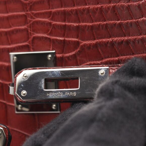 Hermes Kelly Sports MM Niloticus Mat Shoulder Bag - Picture 8 of 10